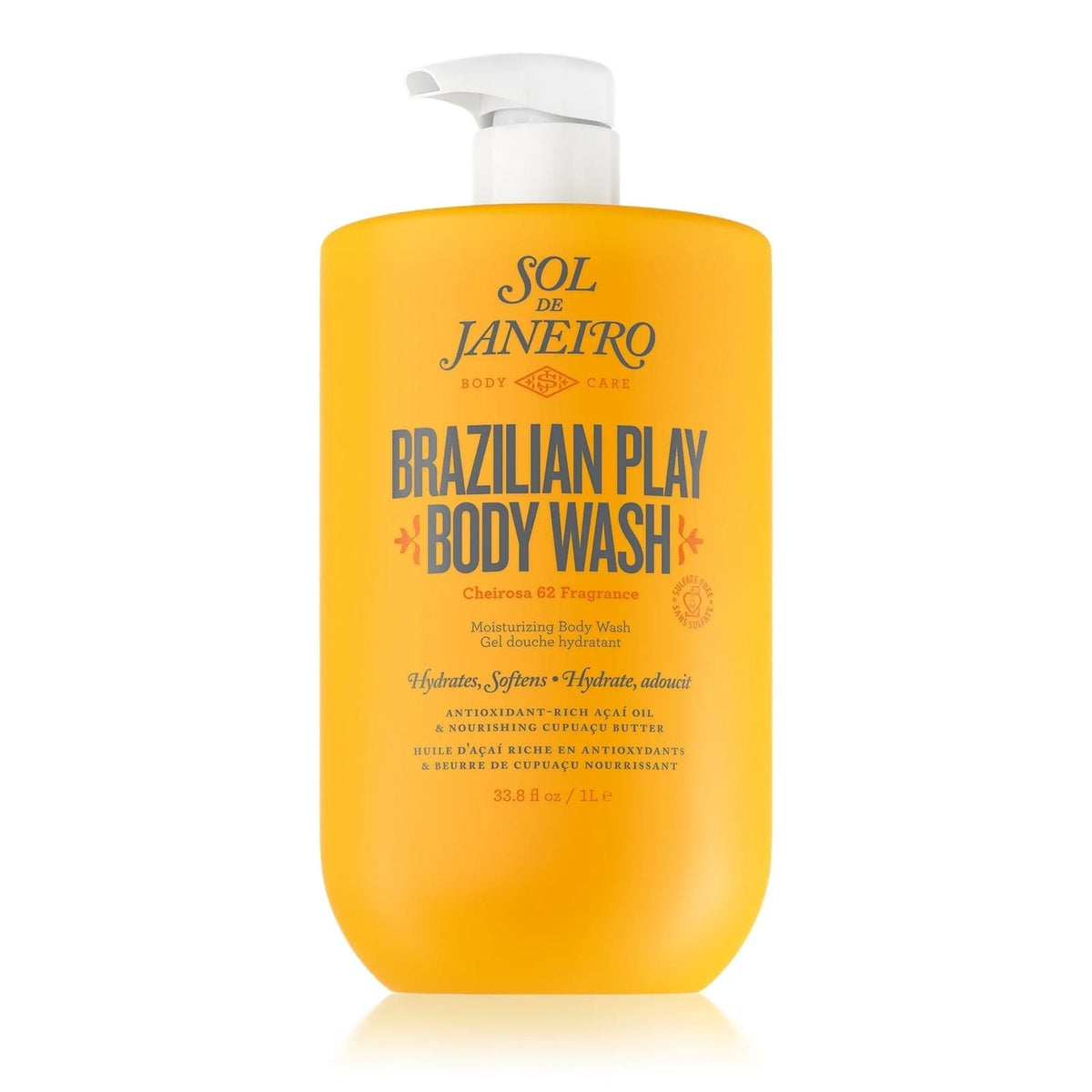Brazilian Play Moisturizing Shower Cream-Gel 1 Liter