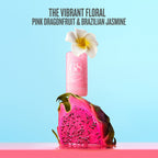 The vibrant floral pink dragonfruit & brazilian jasmine