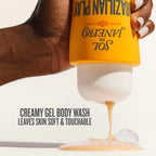 creamy gel body wash leaves skin soft & touchable